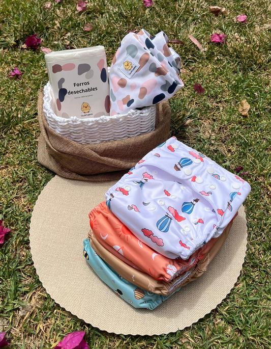 Pack de Pañales de Tela ChickNappies - Colección Aventuras