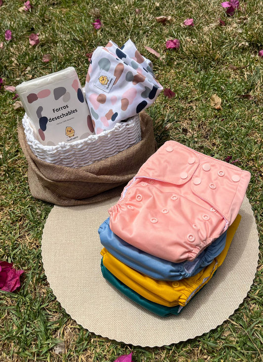 Pack de Pañales de Tela ChickNappies - Colores Elegantes